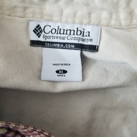 Columbia Mens Long Sleeve Plaid Button Up - Picture 6 of 7